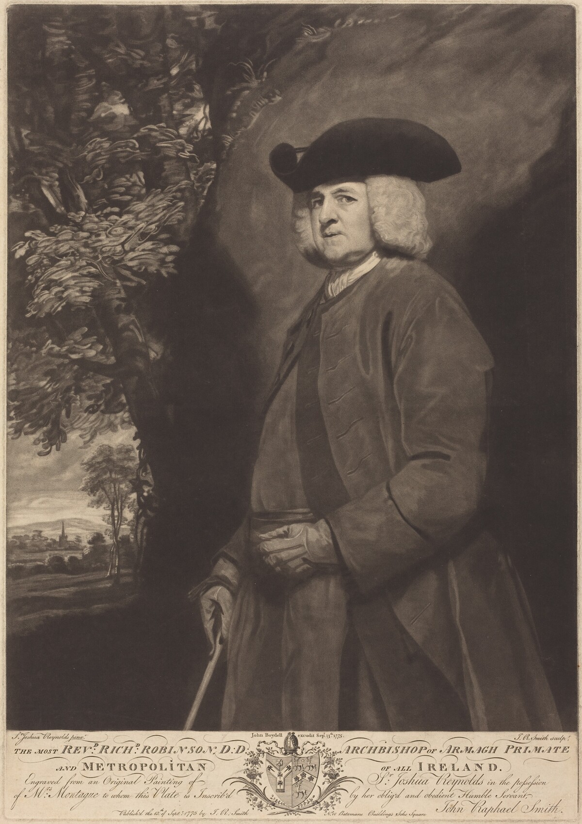 Richard Robinson by John Raphael Smith after Sir Joshua Reynolds