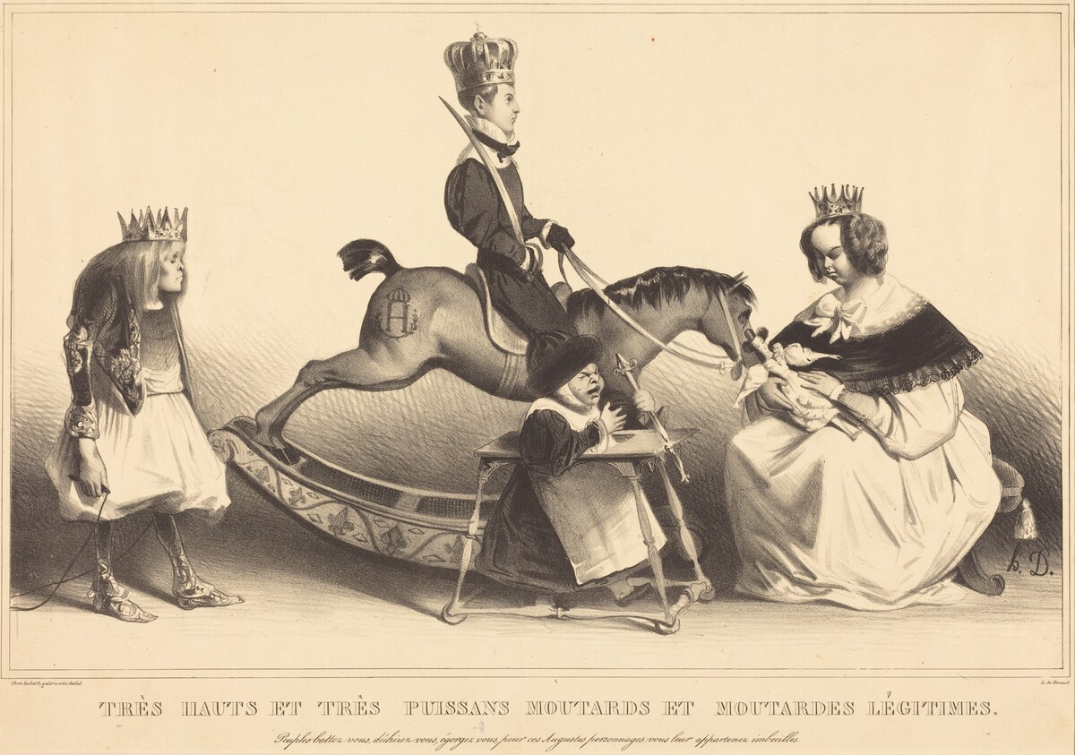 Très hauts et très puissans moutards et moutardes légitimes by Honoré Daumier
