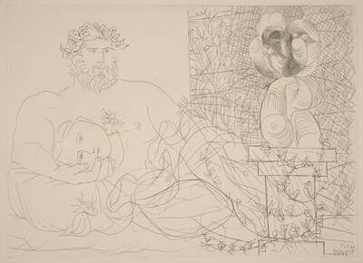 Sculptor at Rest and Surrealist Sculpture (Lerepos du sculpteur et la sculpture surr ealiste)