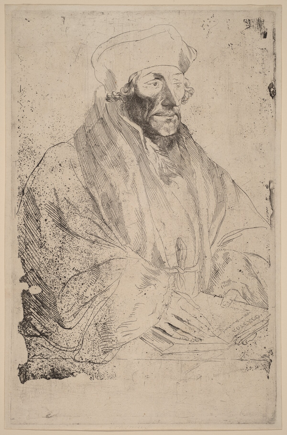 Erasmus of Rotterdam by Sir Anthony van Dyck after Hans Holbein the Younger