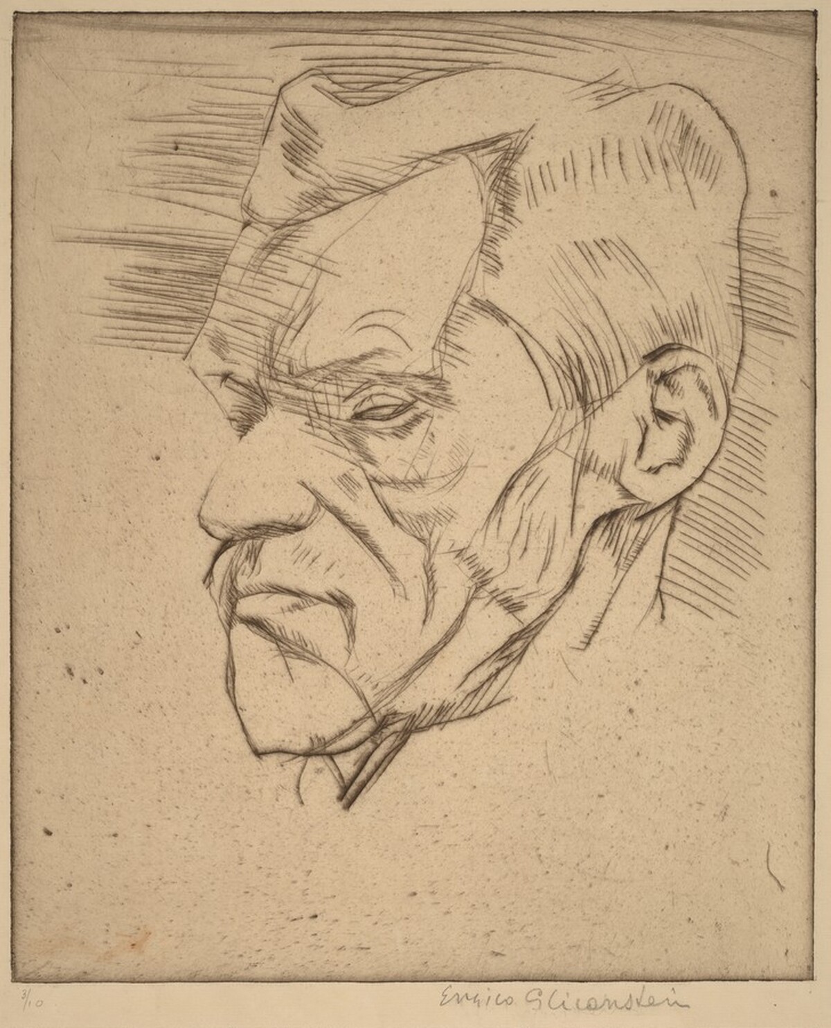 Portrait of a Man by Henryk Glicenstein