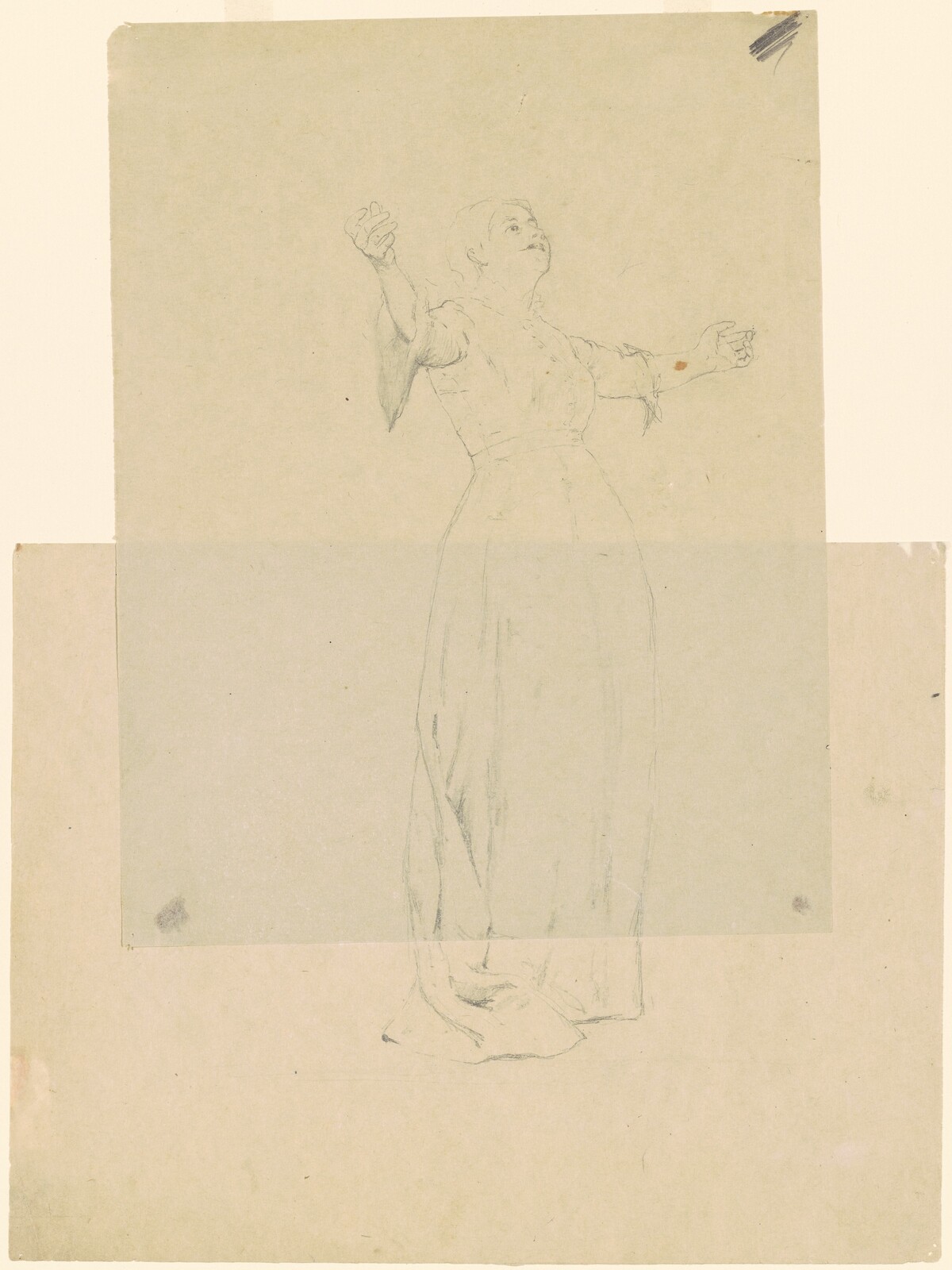 Woman with Outstretched Arms by Thomas Hovenden