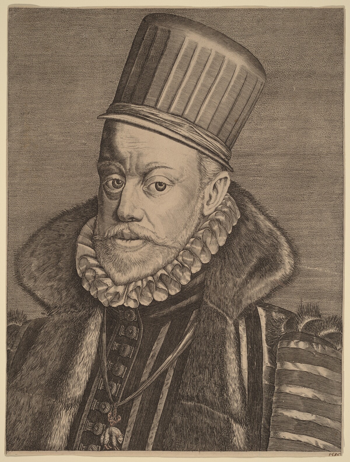 Phillip II of Spain by Hieronymus Wierix
