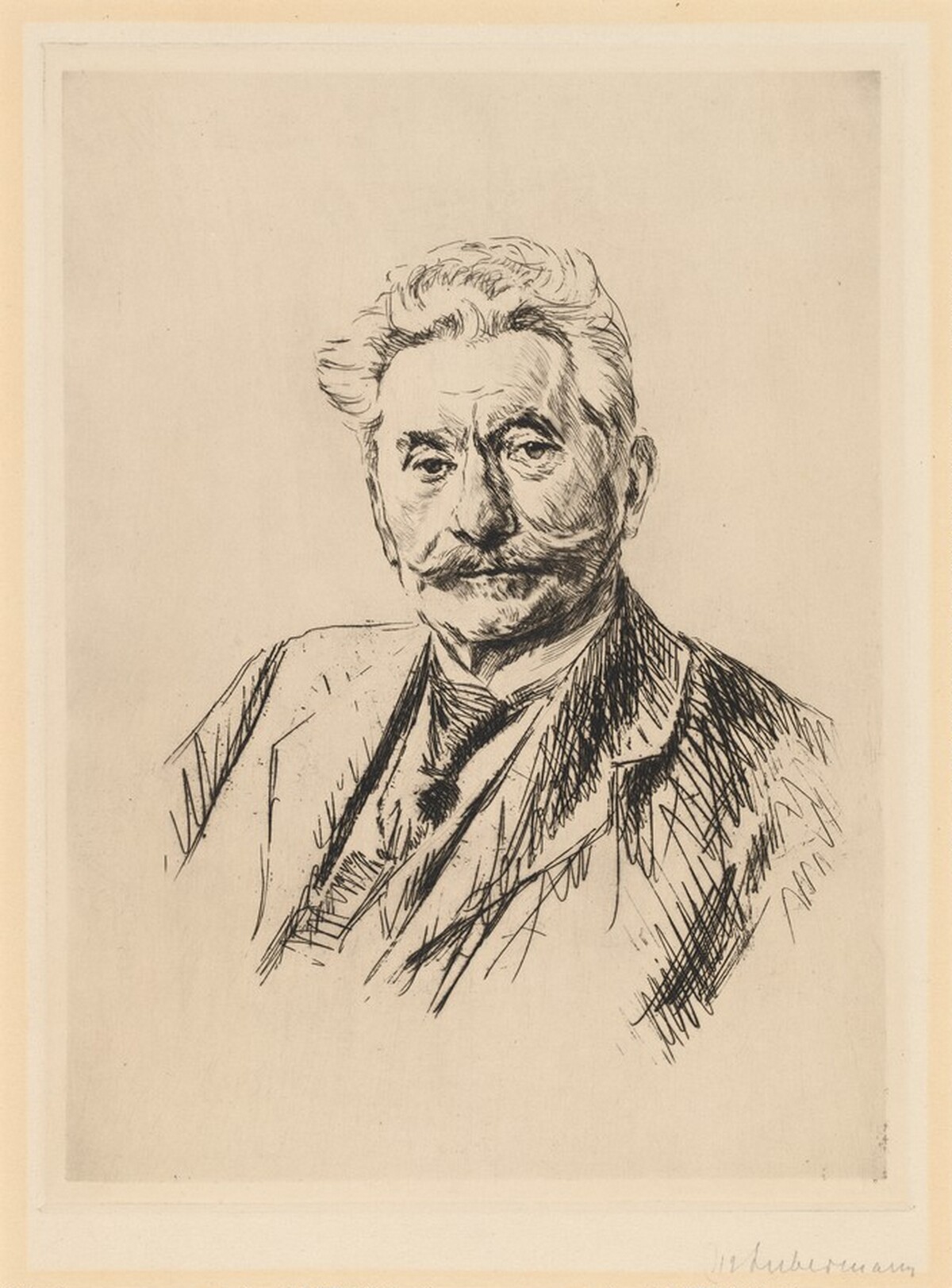 Karl Legien by Max Liebermann