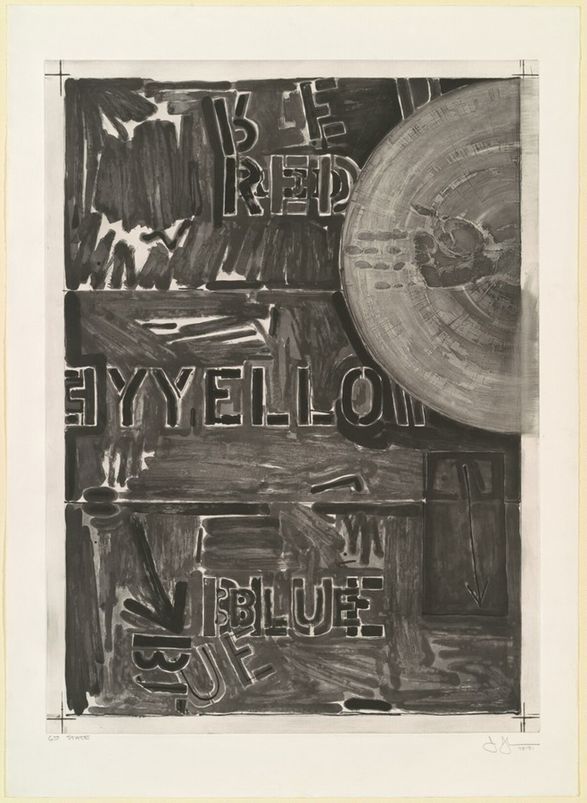 Periscope [state proof of 6th state] by Jasper Johns