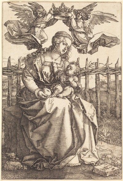 The Virgin and Child Crowned by Two Angels