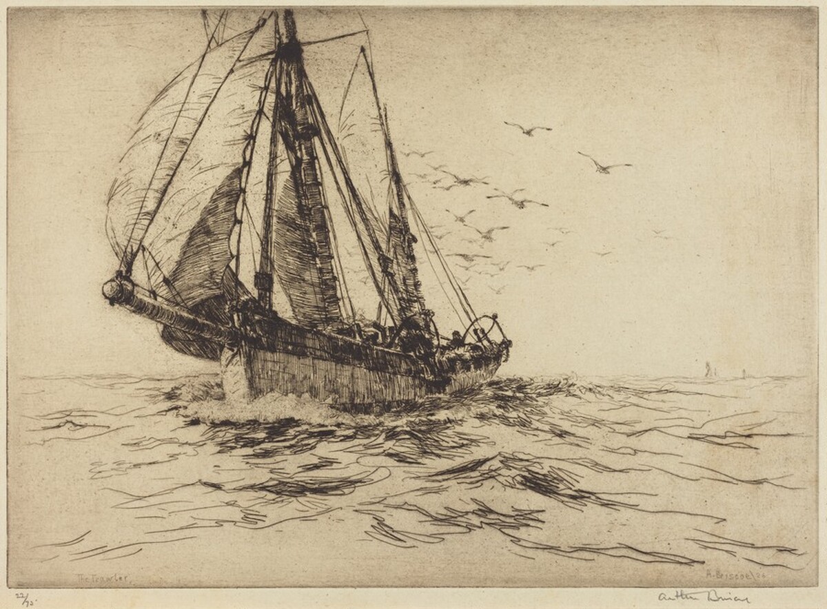 The Trawler by Arthur Briscoe