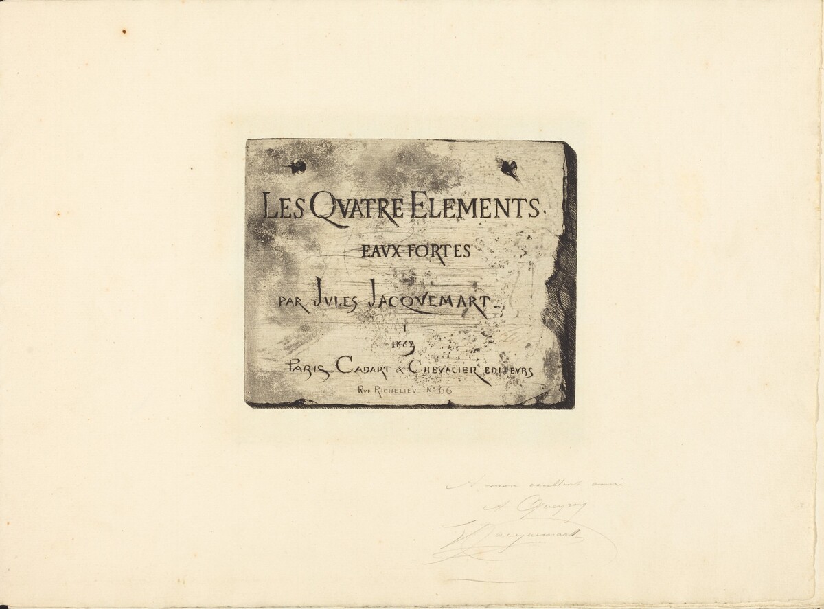 Title Page by Jules-Ferdinand Jacquemart