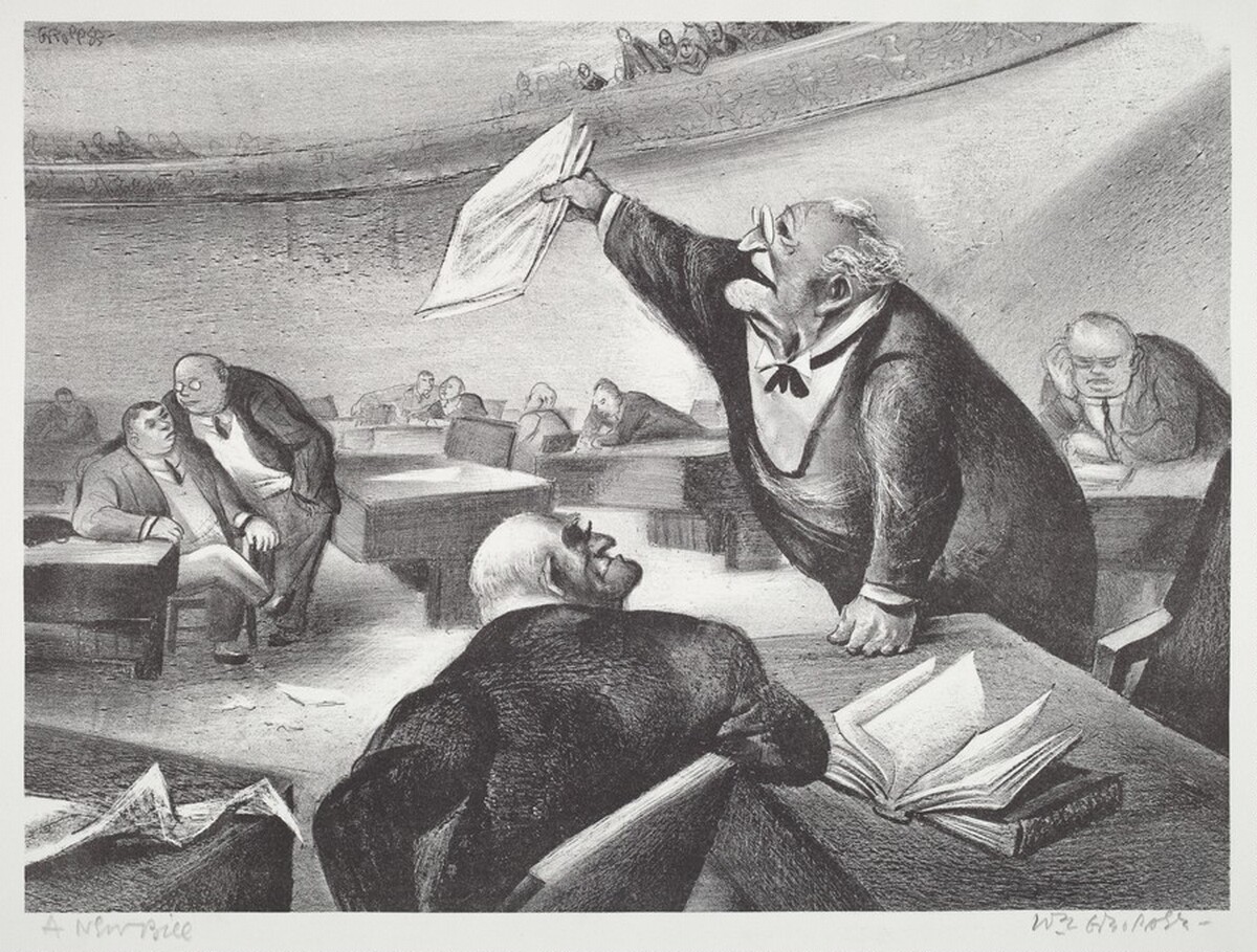A New Bill by William Gropper