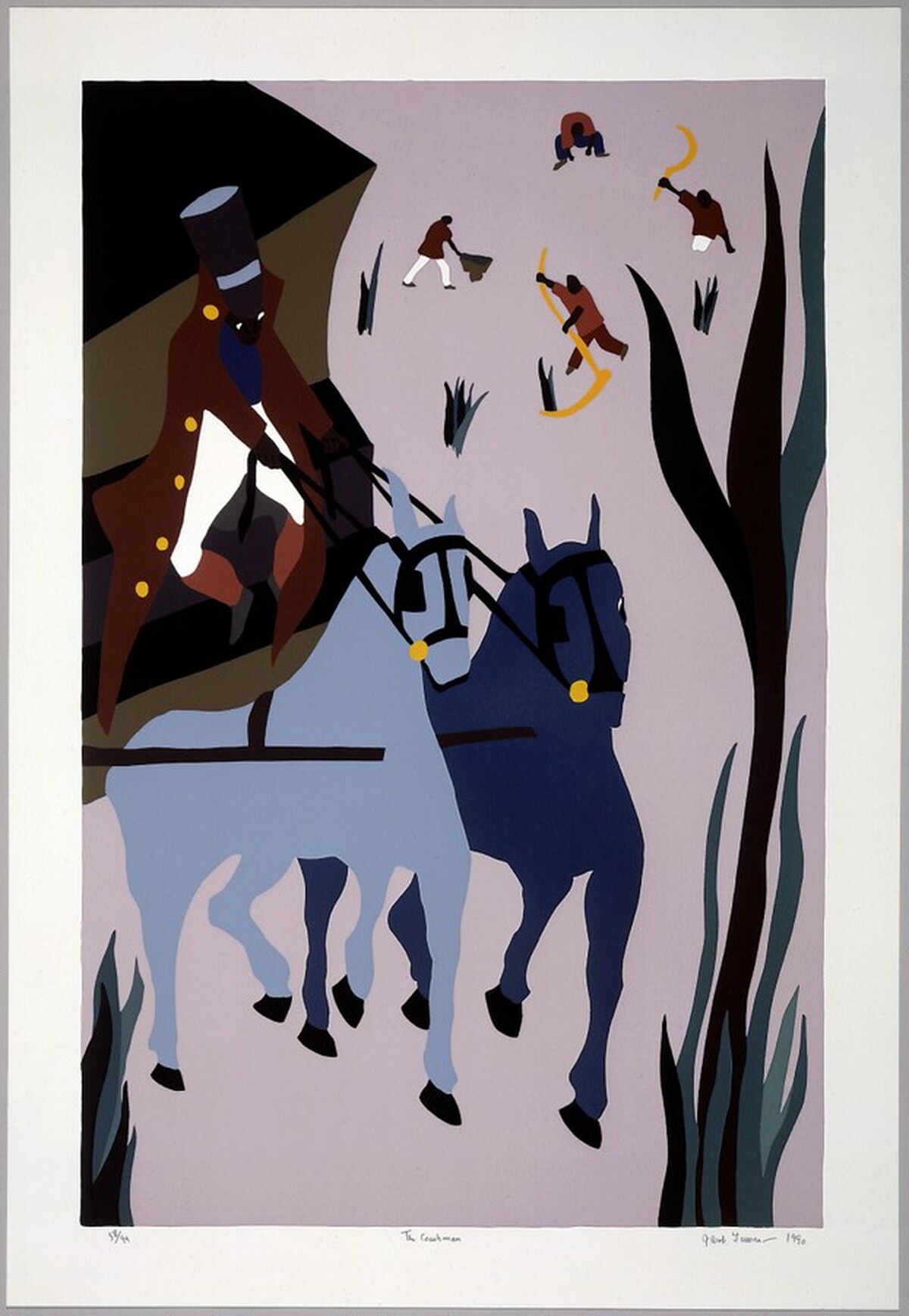 The Coachman by Jacob Lawrence