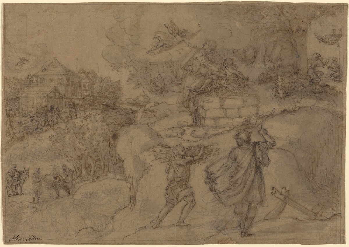 Sacrifice of Abraham by Alessandro Allori