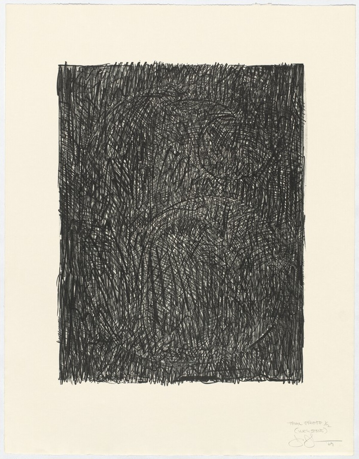Figure 6 [trial proof] by Jasper Johns