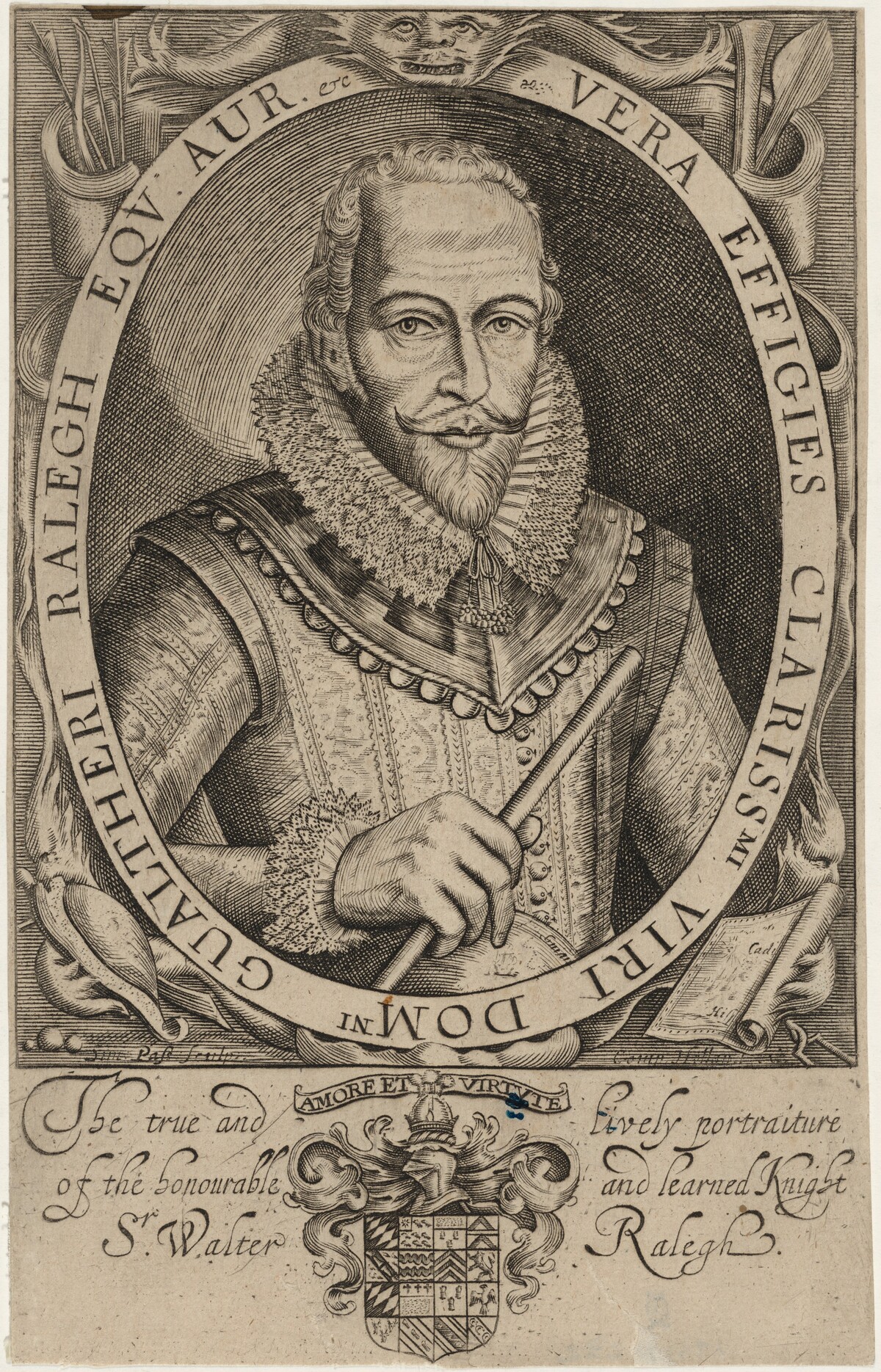 Sir Walter Raleigh by Simon de Passe