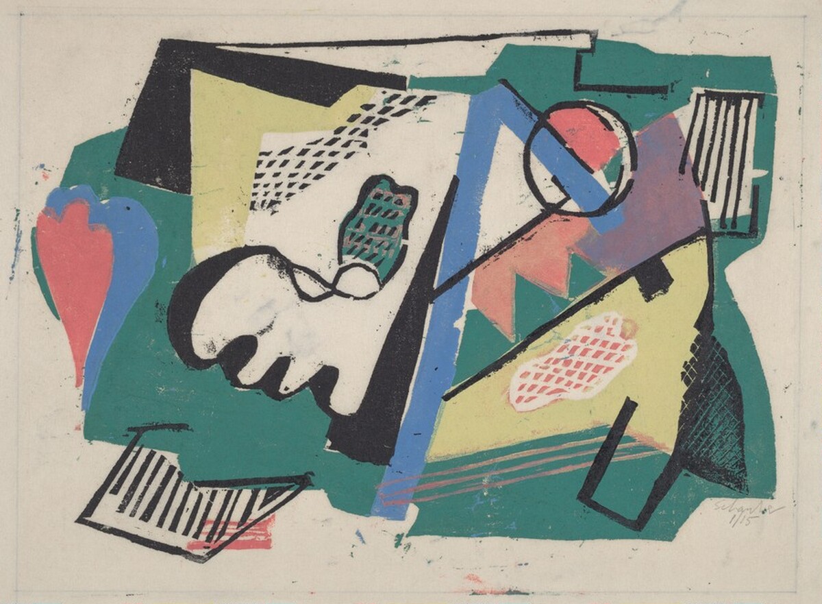 Abstraction with Heart by Louis Schanker