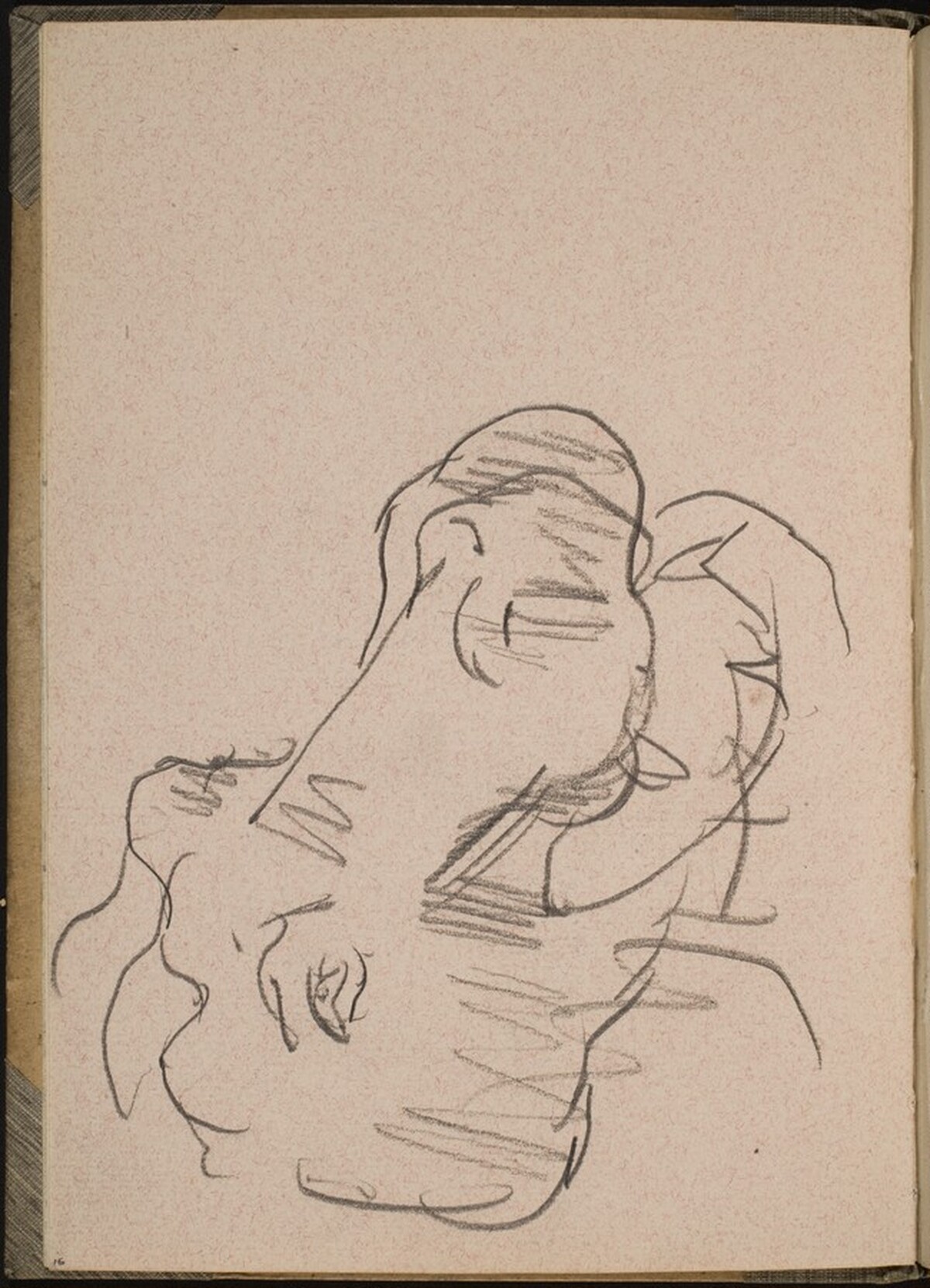 Nilpferdkopf (Hippo Head) [p. 16] by Max Beckmann