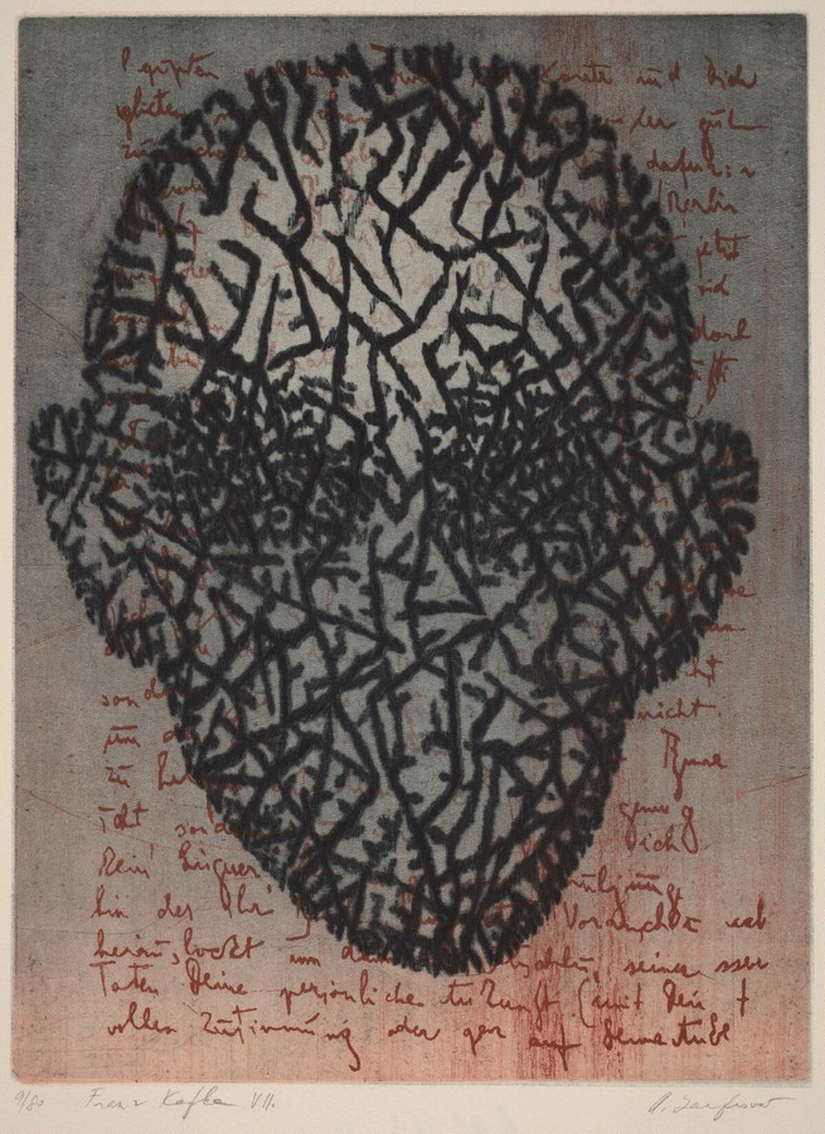 Franz Kafka VII by Alena Laufrová