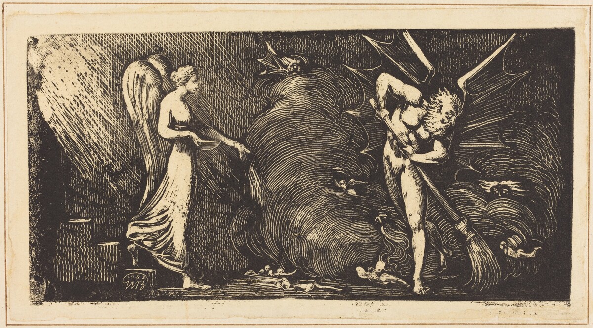 The Man Sweeping the Interpreter's Parlor by William Blake