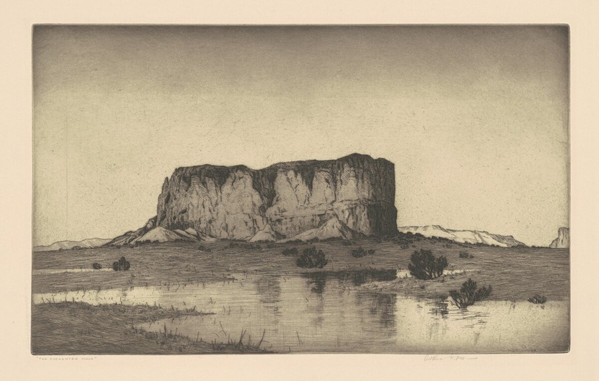 The Enchanted Mesa by Arthur W. Hall