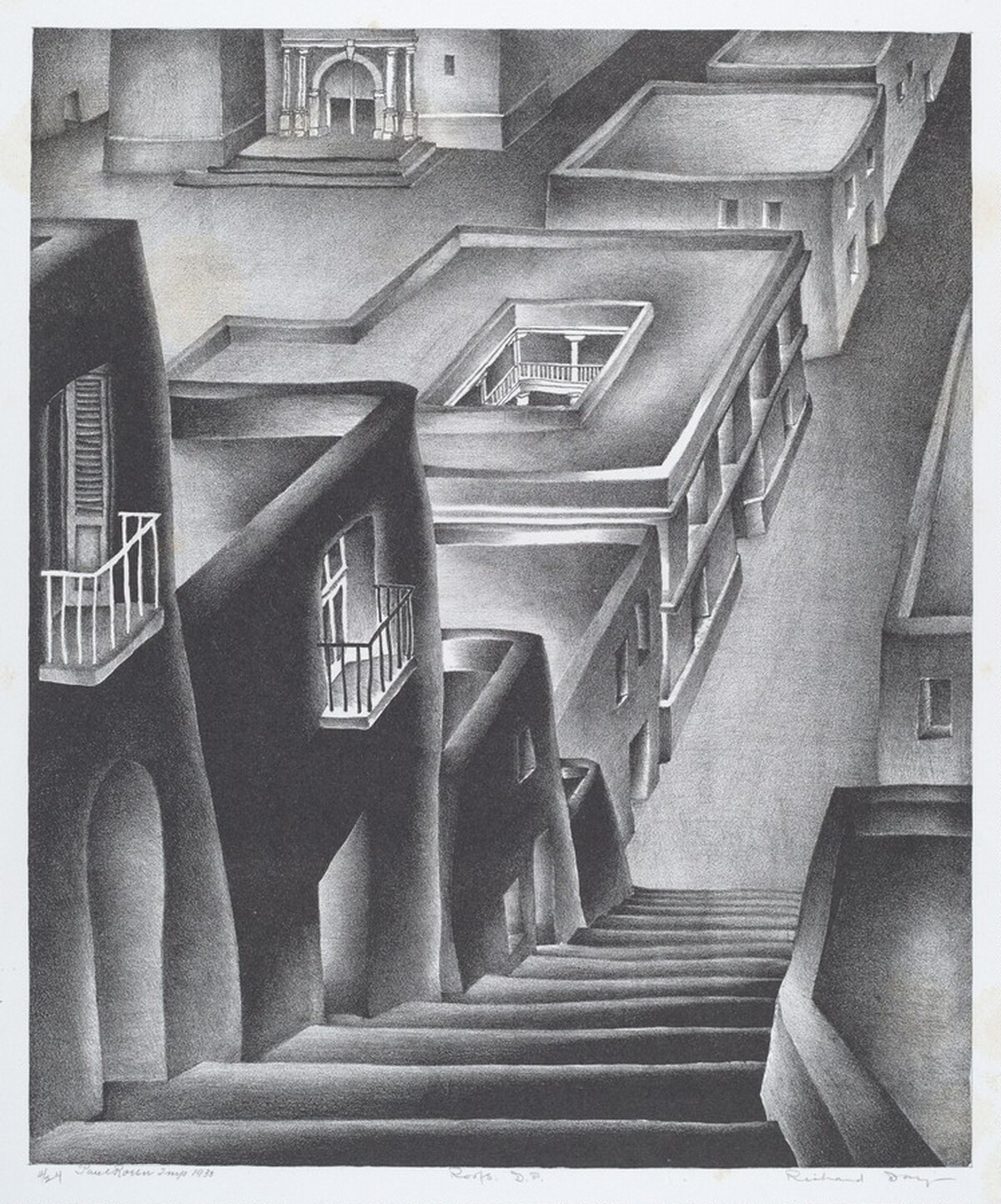 Roofs, D.F. by Richard Day