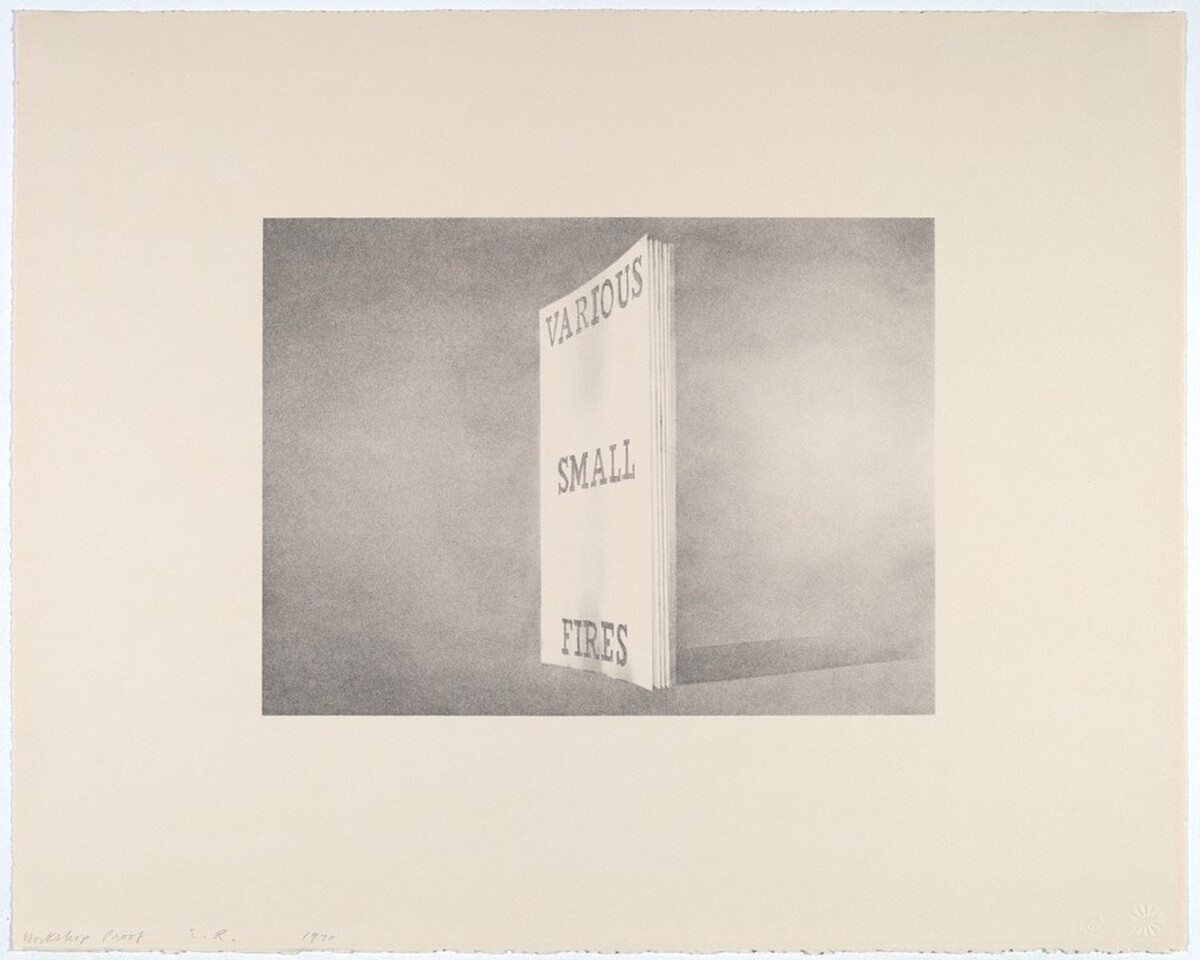 Various Small Fires by Ed Ruscha