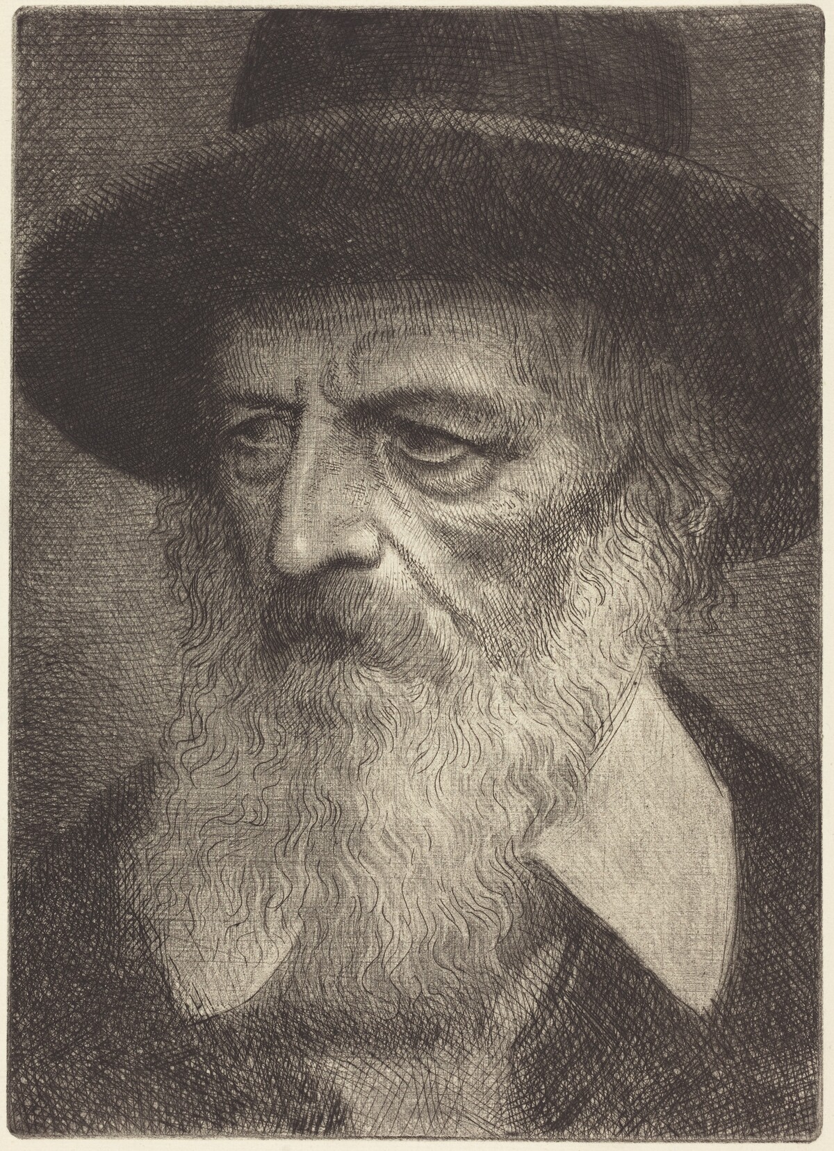 Lord A. Tennyson, 2nd plate by Alphonse Legros