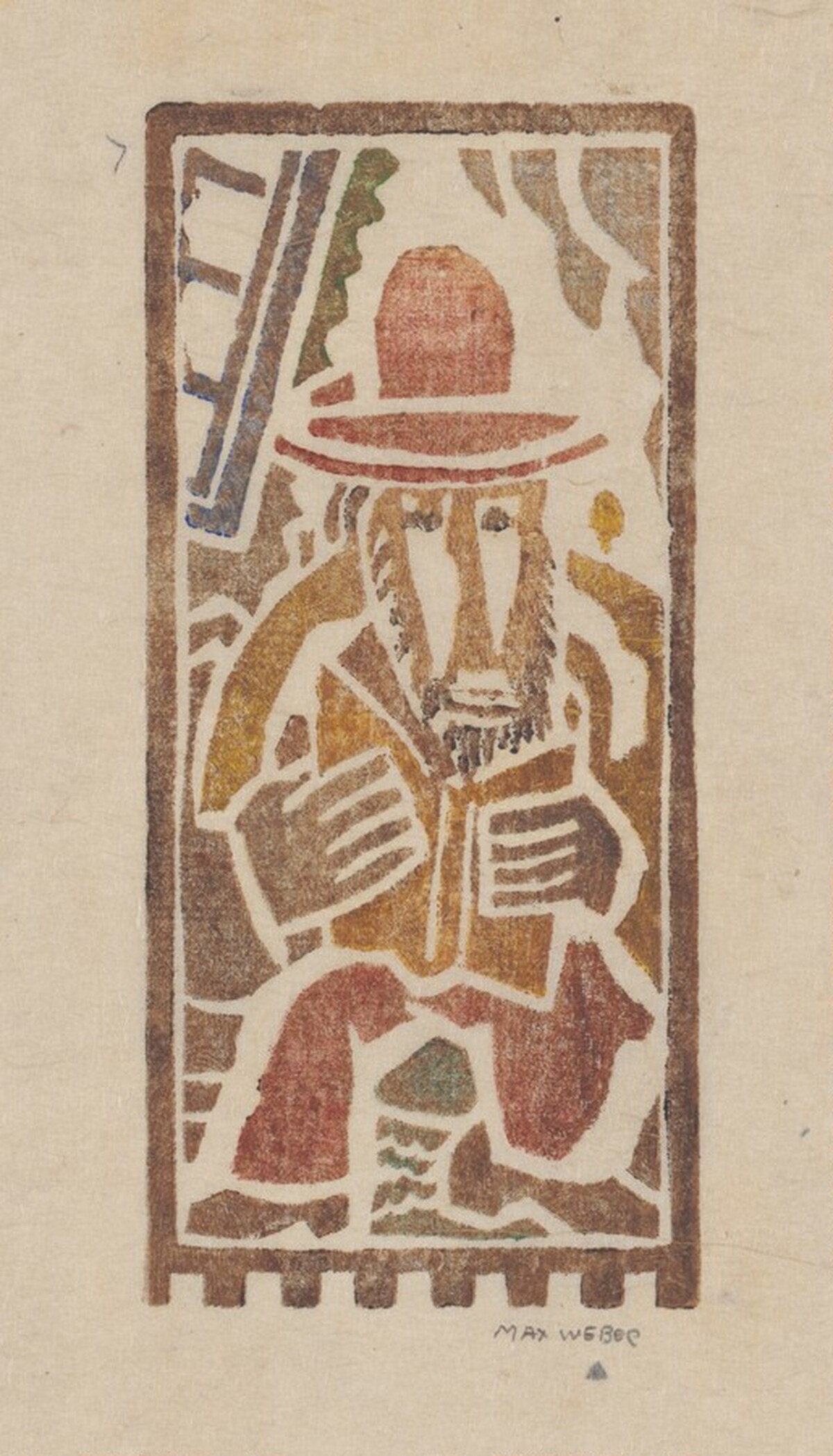 Rabbi Reading by Max Weber