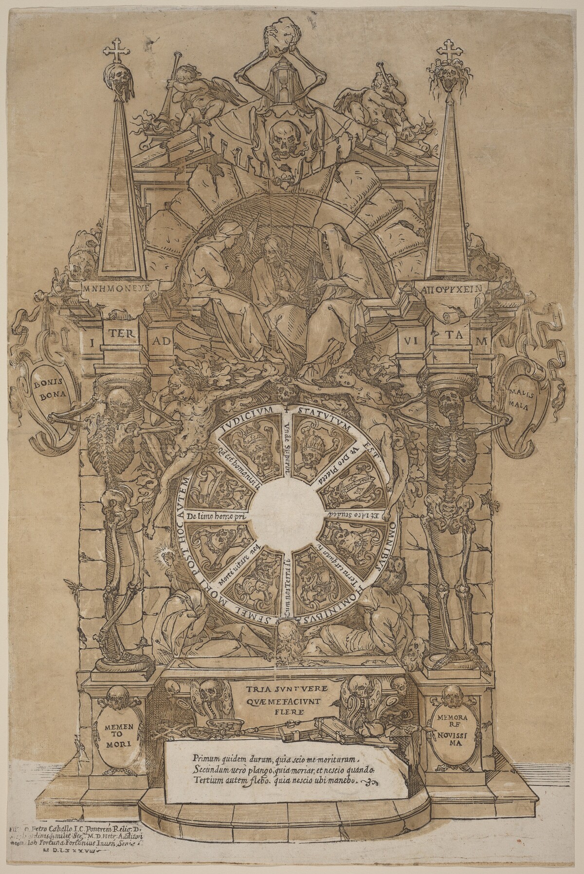 Allegory on Death by Andrea Andreani after Giovanni Fortuna