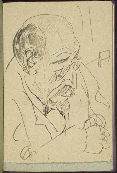 alter Mann mit Kneifer (Male Portrait) [p. 23]
