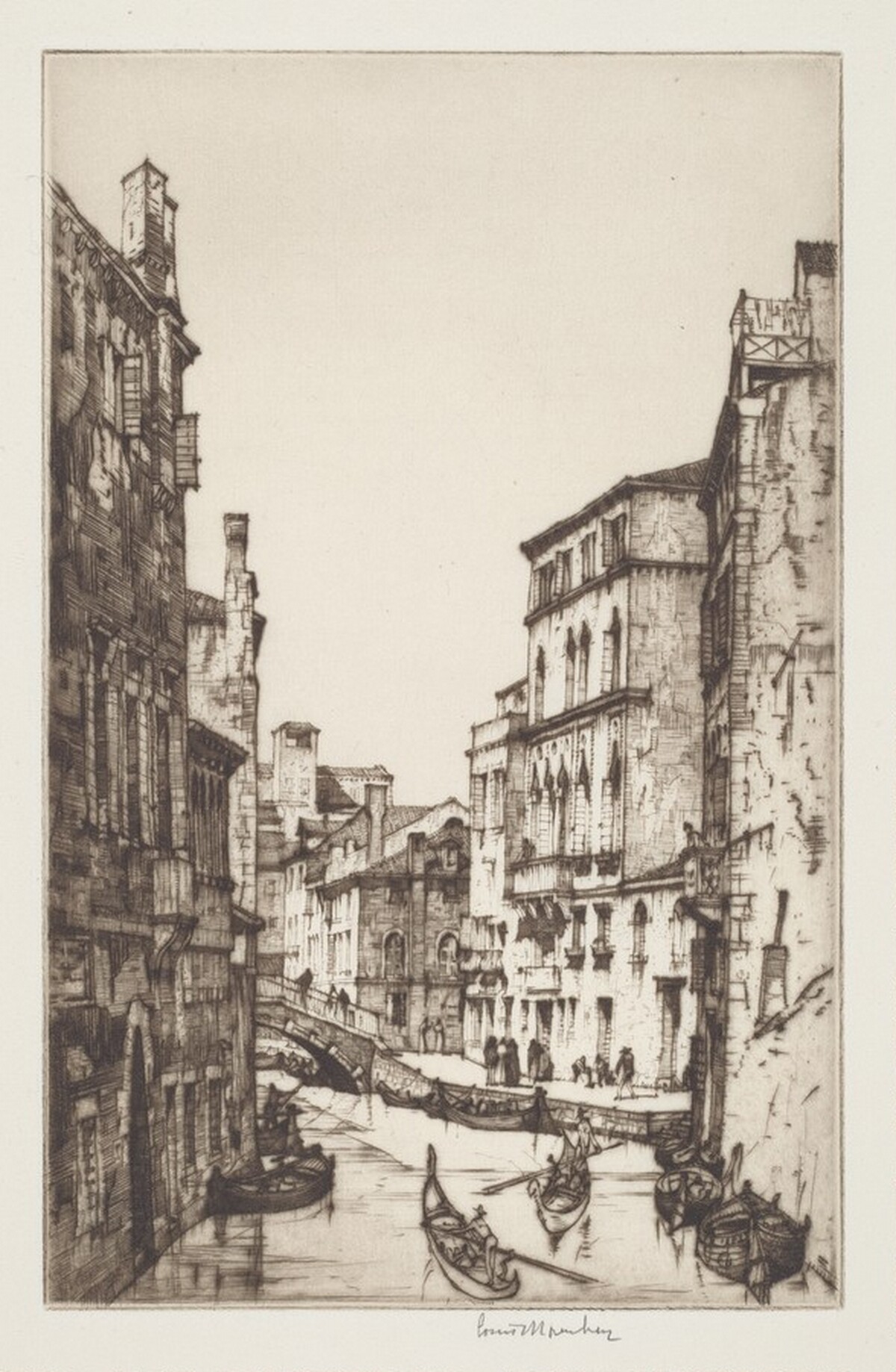 Tintoretto's House in the Rio della Sensa, Venice by Louis Conrad Rosenberg
