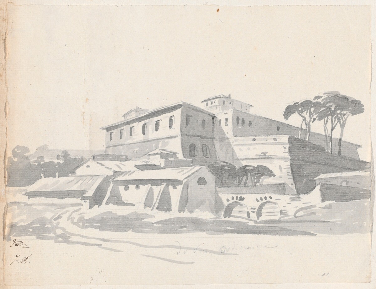 Roman View by Jacques-Louis David