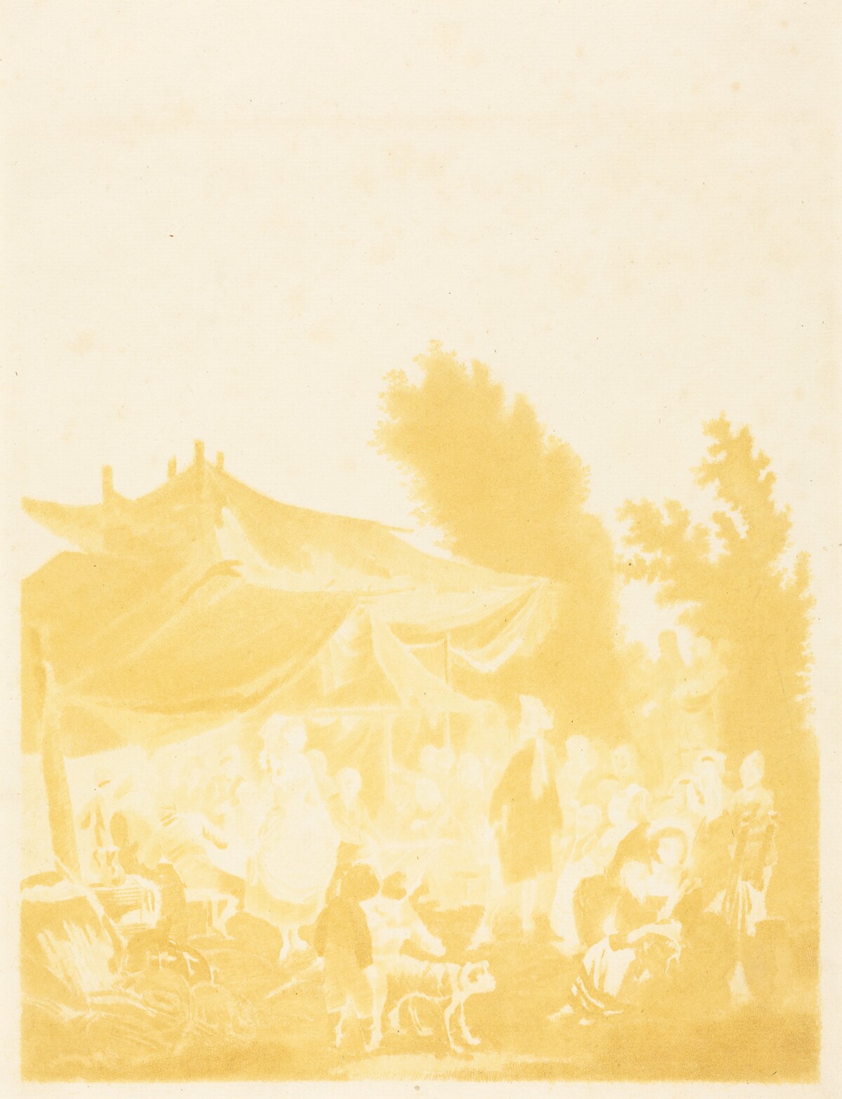 Noce de Village (Village Wedding) by Charles-Melchior Descourtis after Nicolas Antoine Taunay