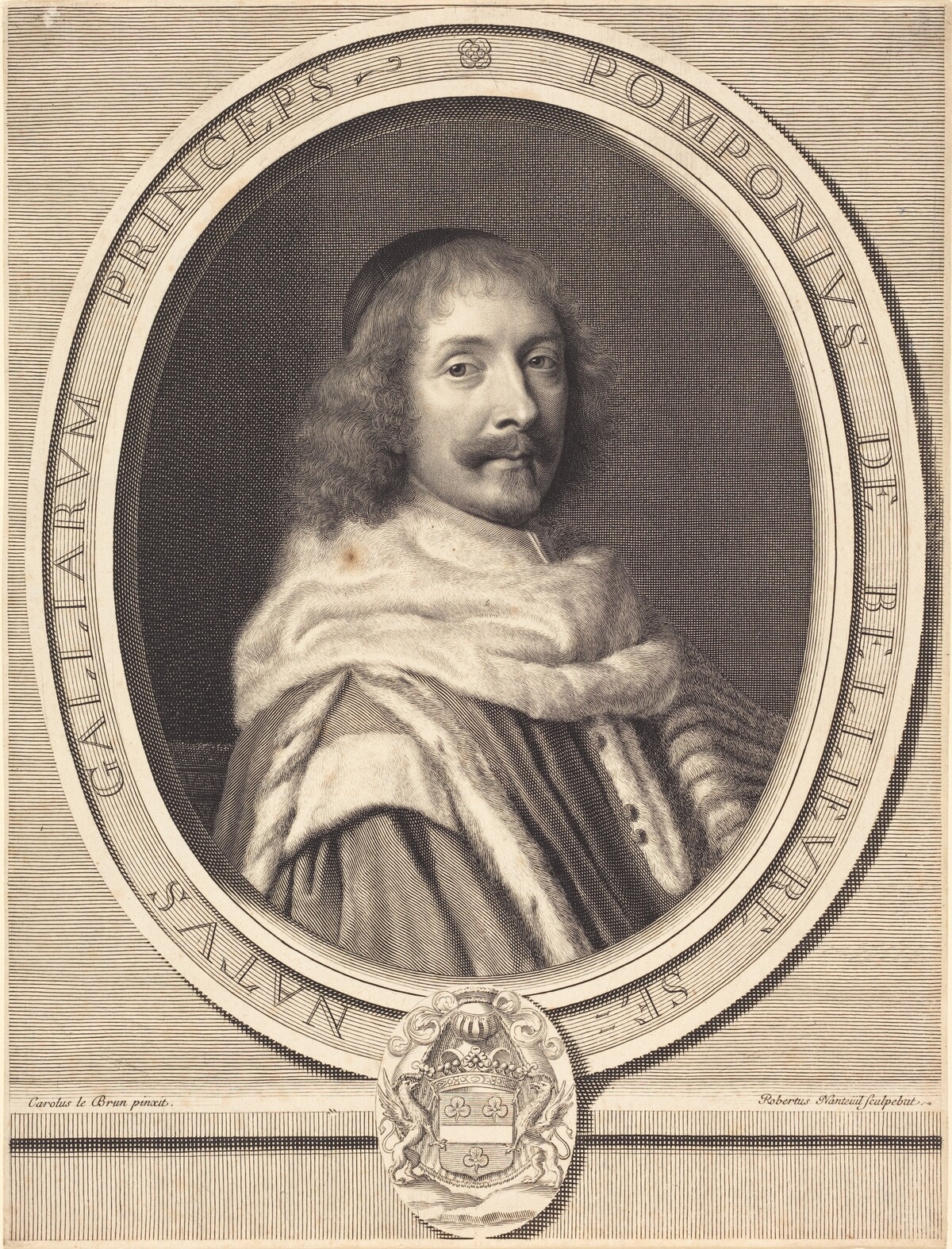 Pompone II de Bellievre by Robert Nanteuil after Charles Le Brun