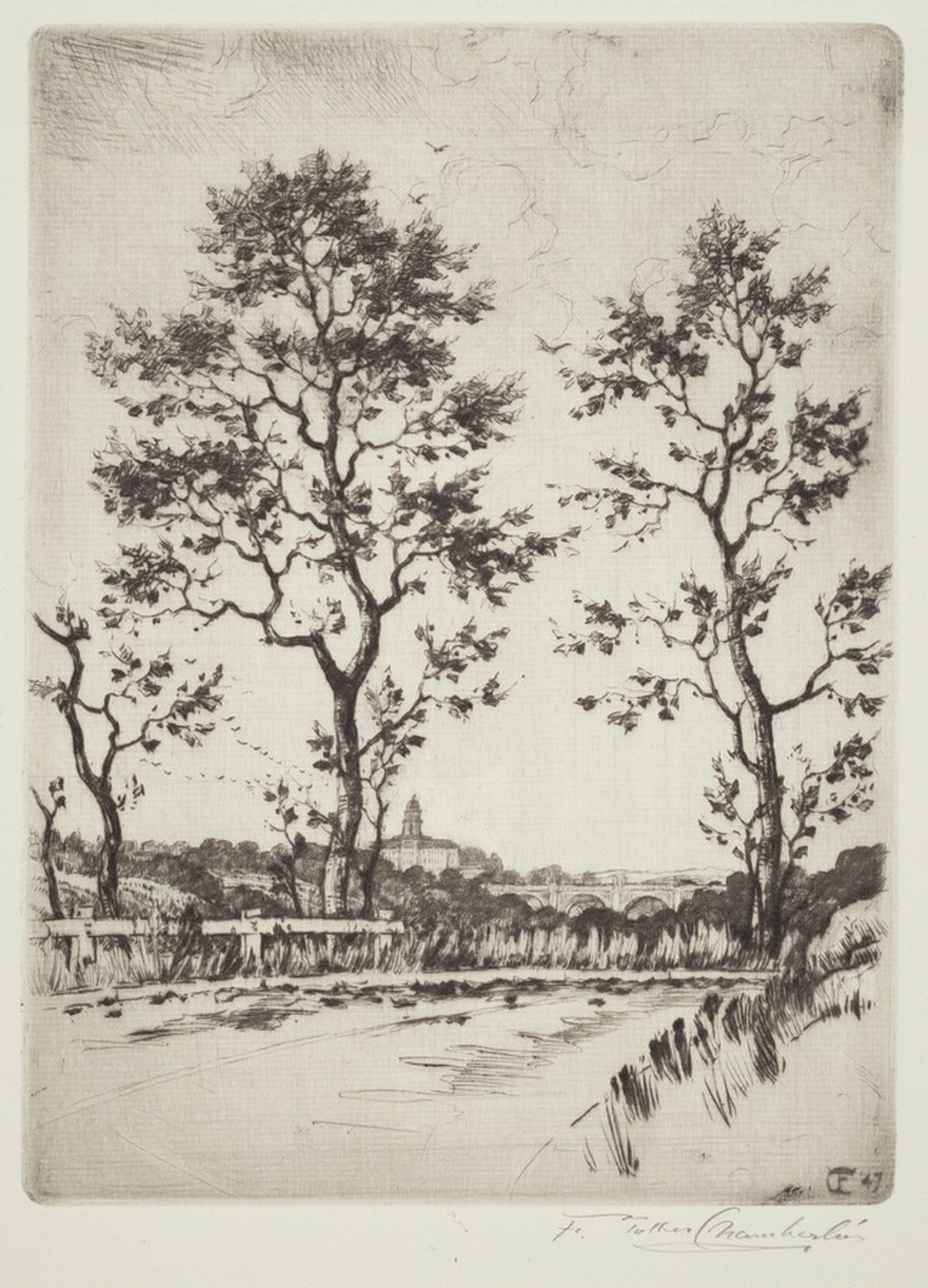 Near Pasadena by Frank Tolles Chamberlin