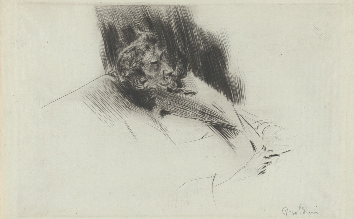Whistler Asleep by Giovanni Boldini