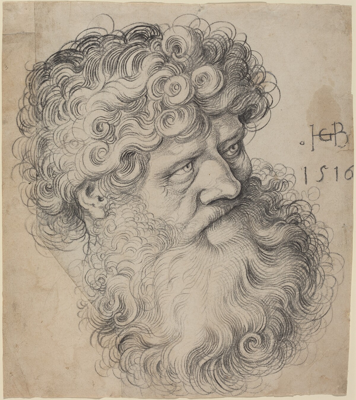 Head of Saint John the Baptist by Hans Baldung Grien