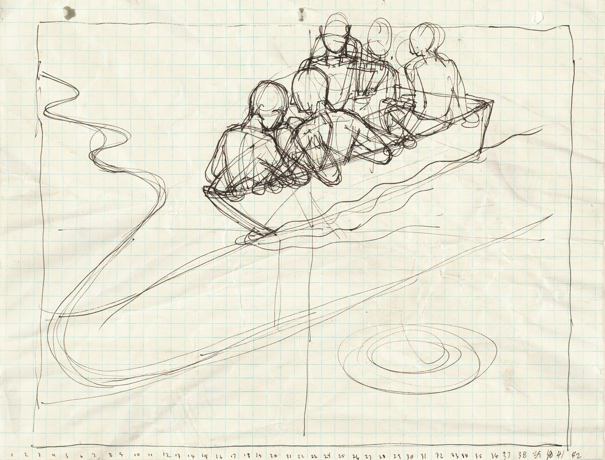 Study for "Great America" by Kerry James Marshall