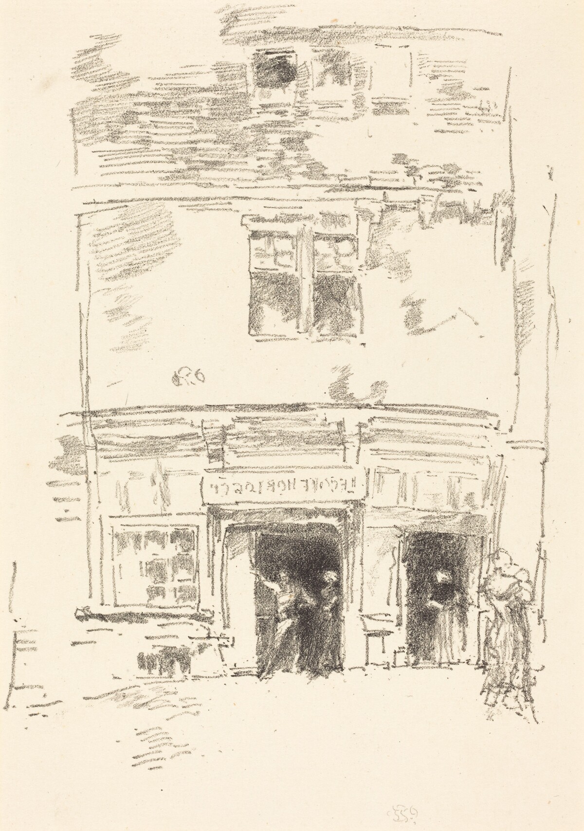 The Clock-Makers, Paimpol by James McNeill Whistler
