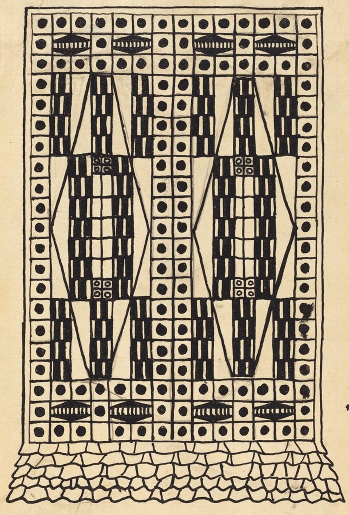 Curtain Design by Eduard Josef Wimmer