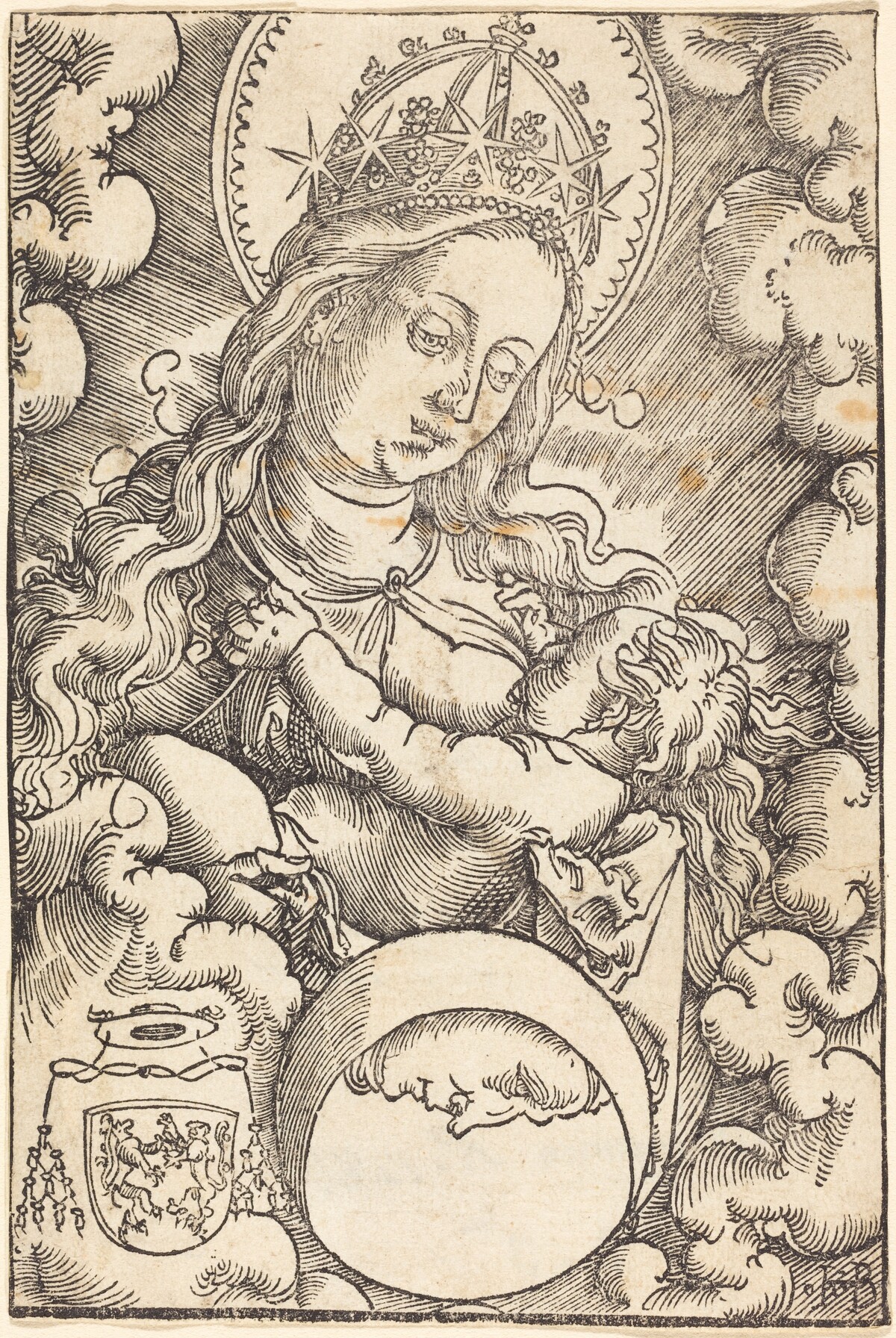 Virgin and Child in the Clouds by Hans Baldung Grien