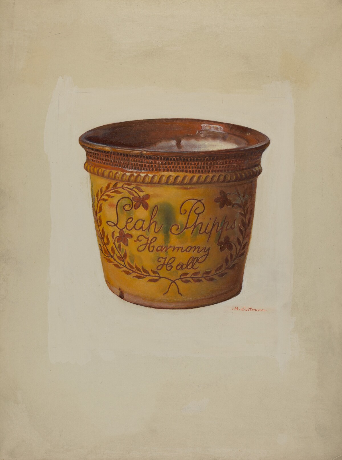 Pa. German Flower Vase by Max Soltmann
