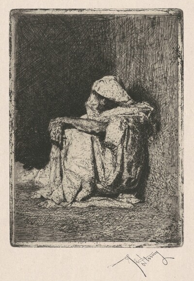 Arabe assis (Seated Arab)