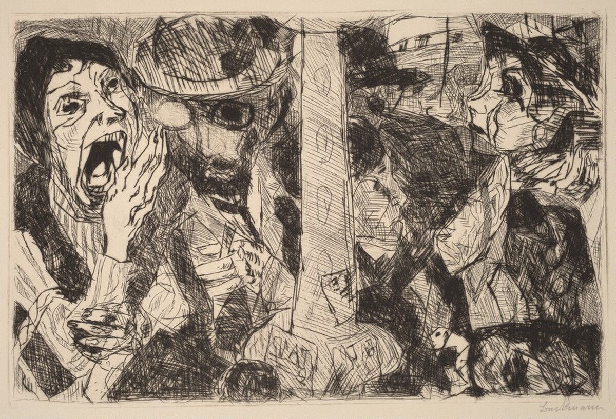 The Street by Max Beckmann