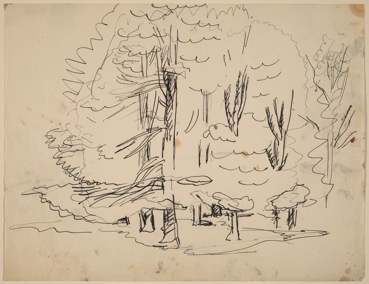 Landscape with Trees by Mark Rothko