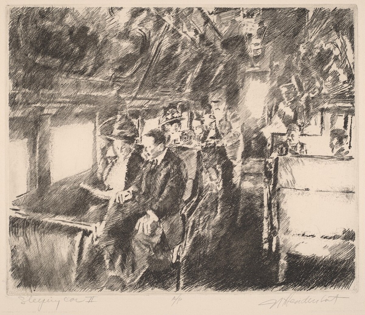 Sleeping Car II by James L. Hendershot