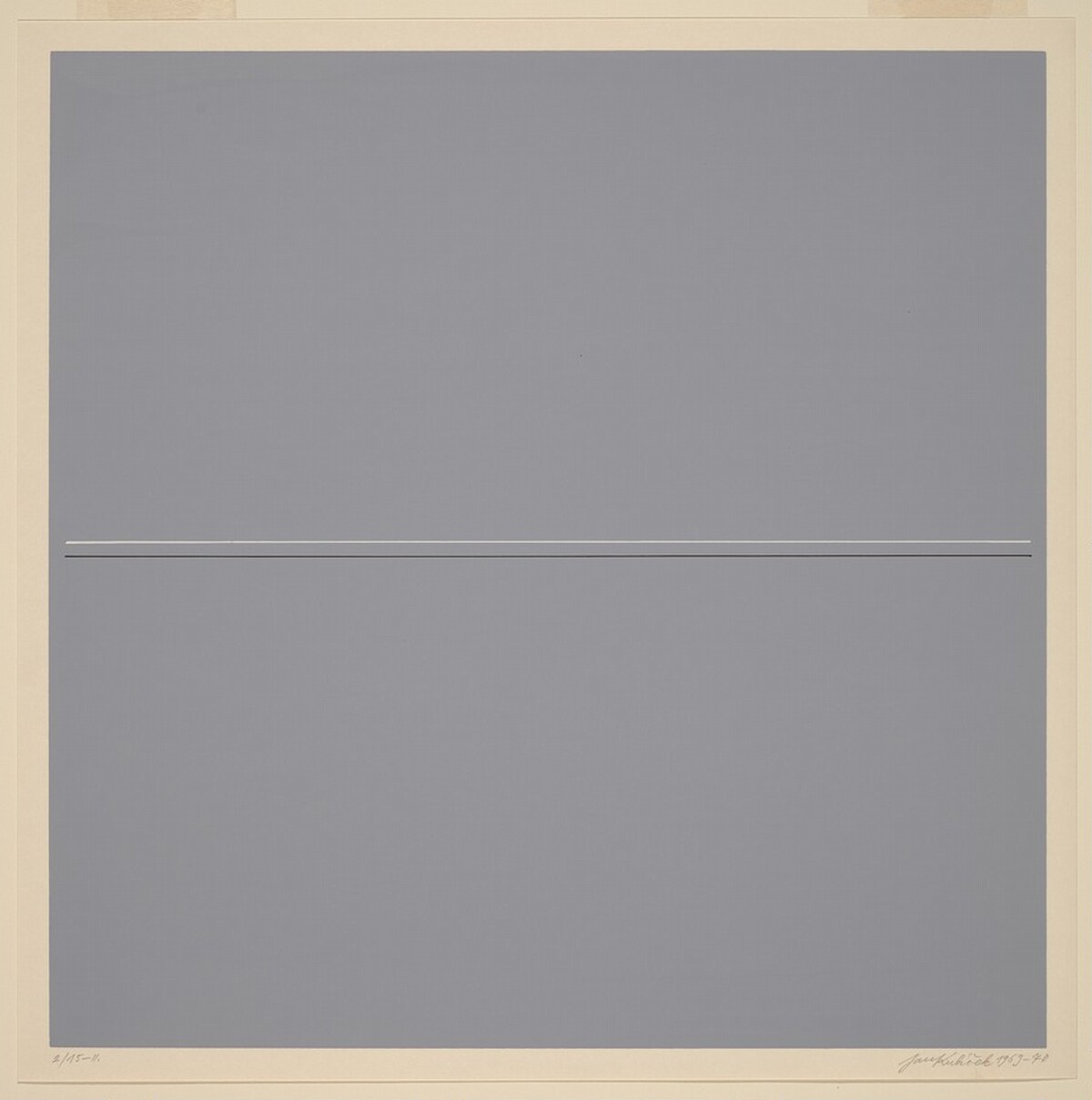 System of Horizontals and Verticals in the Square by Jan Kubicek