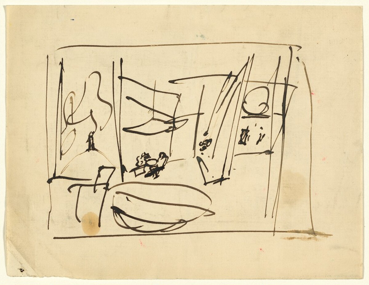 Sketch by Max Beckmann