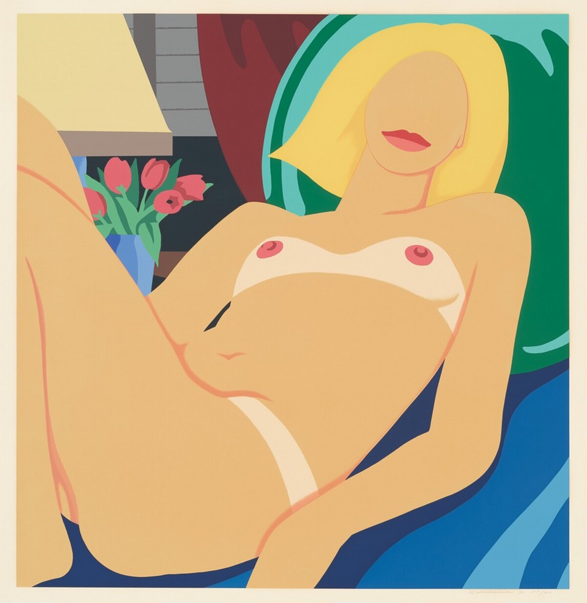 Claire Nude by Tom Wesselmann