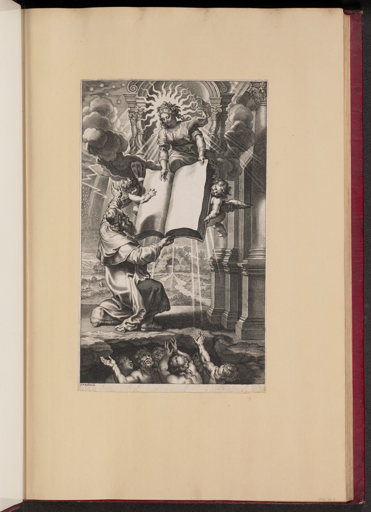 Title Page for Olivier Boonaerts' "In Ecclesiasticvm Commentarivs..." by Cornelis Galle I after Sir Peter Paul Rubens