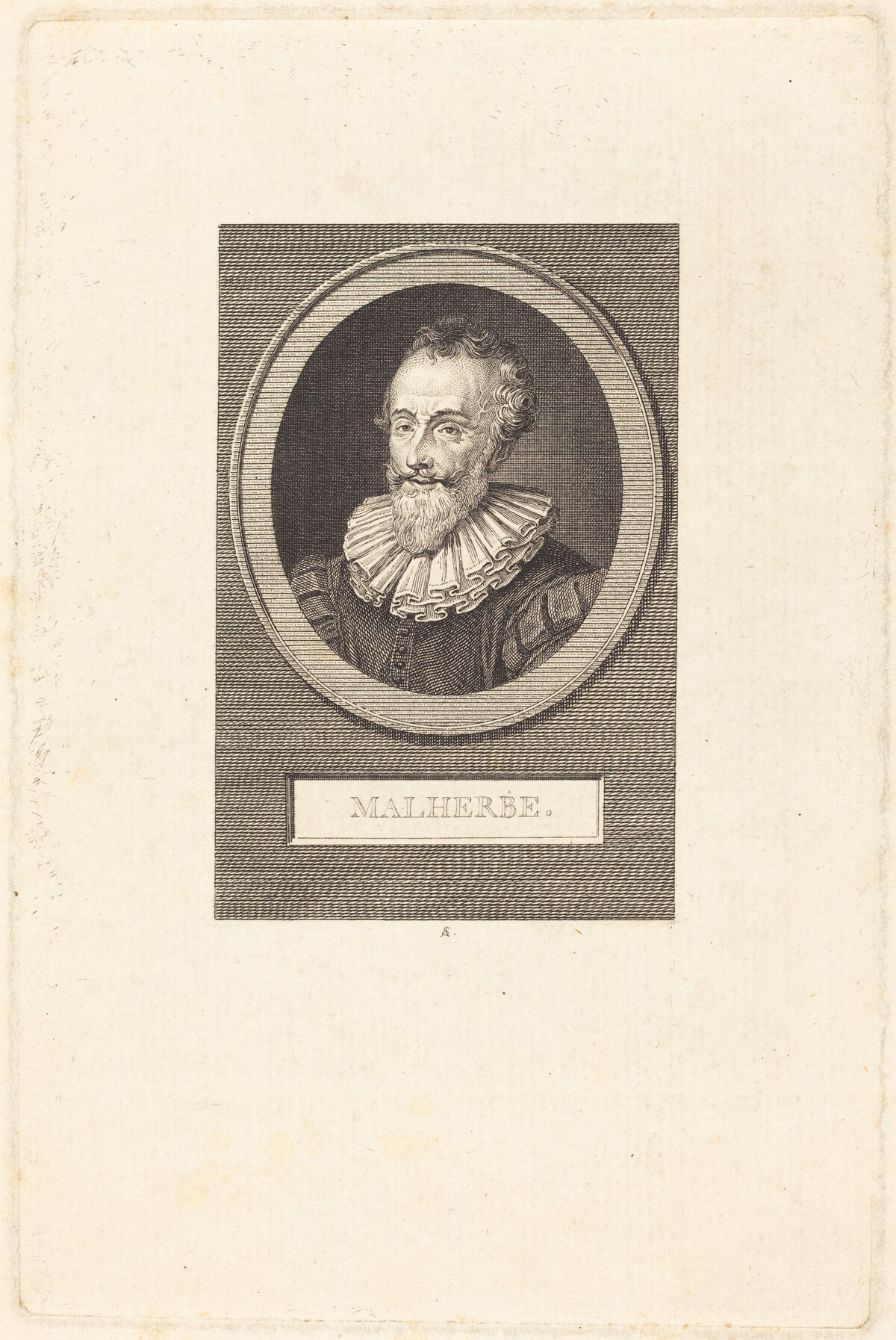 Francois de Malherbe by Augustin de Saint-Aubin