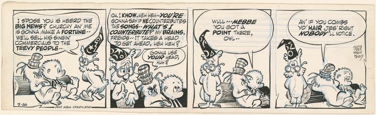 Owl's Head by Walt Kelly